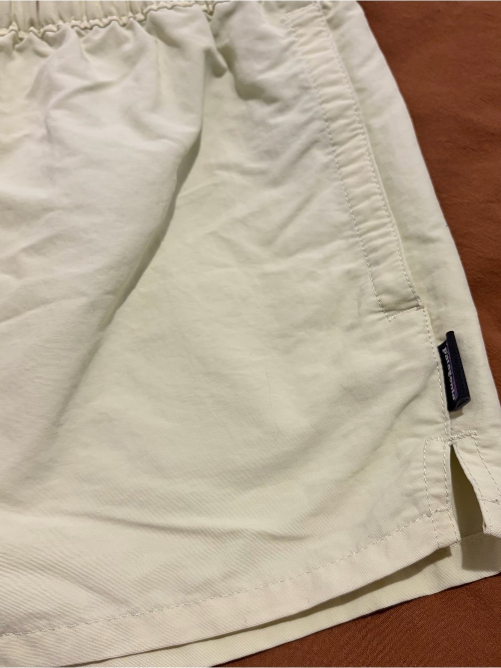 Butter Yellow Patagonia Barely Baggies Shorts 2.5” - Picture 5 of 5
